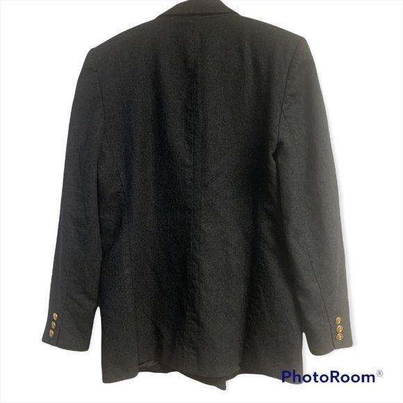 Talbots Charcoal Gray Tuxedo Blazer - Picture 5 of 6